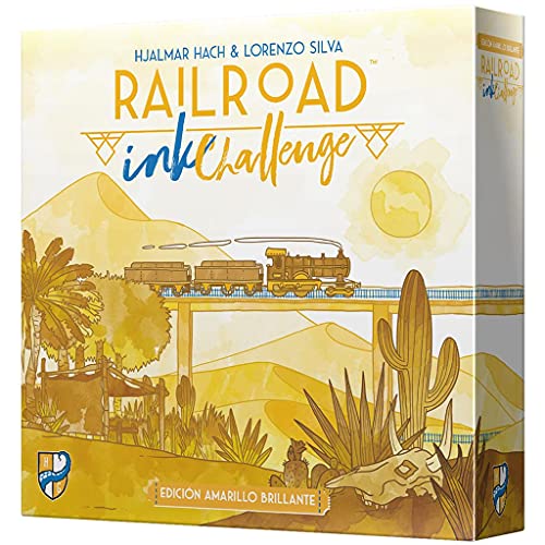Horrible Games Railroad Ink: Gelbe Ausgabe - Spanisches Brettspiel, HGRRI03ES von Horrible Games