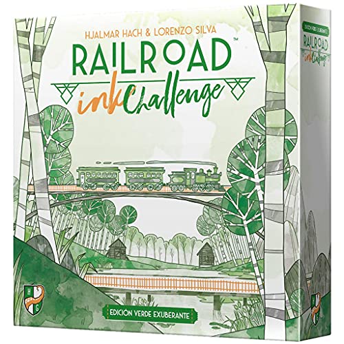 Horrible Games Railroad Ink: Green Edition - Brettspiel auf Spanisch (HGRRI04ES) von Horrible Games