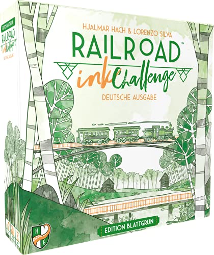 Heidelberger Spieleverlag, Horrible Guild HR024 - Railroad Ink Challenge: Edition Blattgrün - Würfelspiel, für 1-4 Spieler, ab 8 Jahren - Deutsch von Heidelberger Spieleverlag