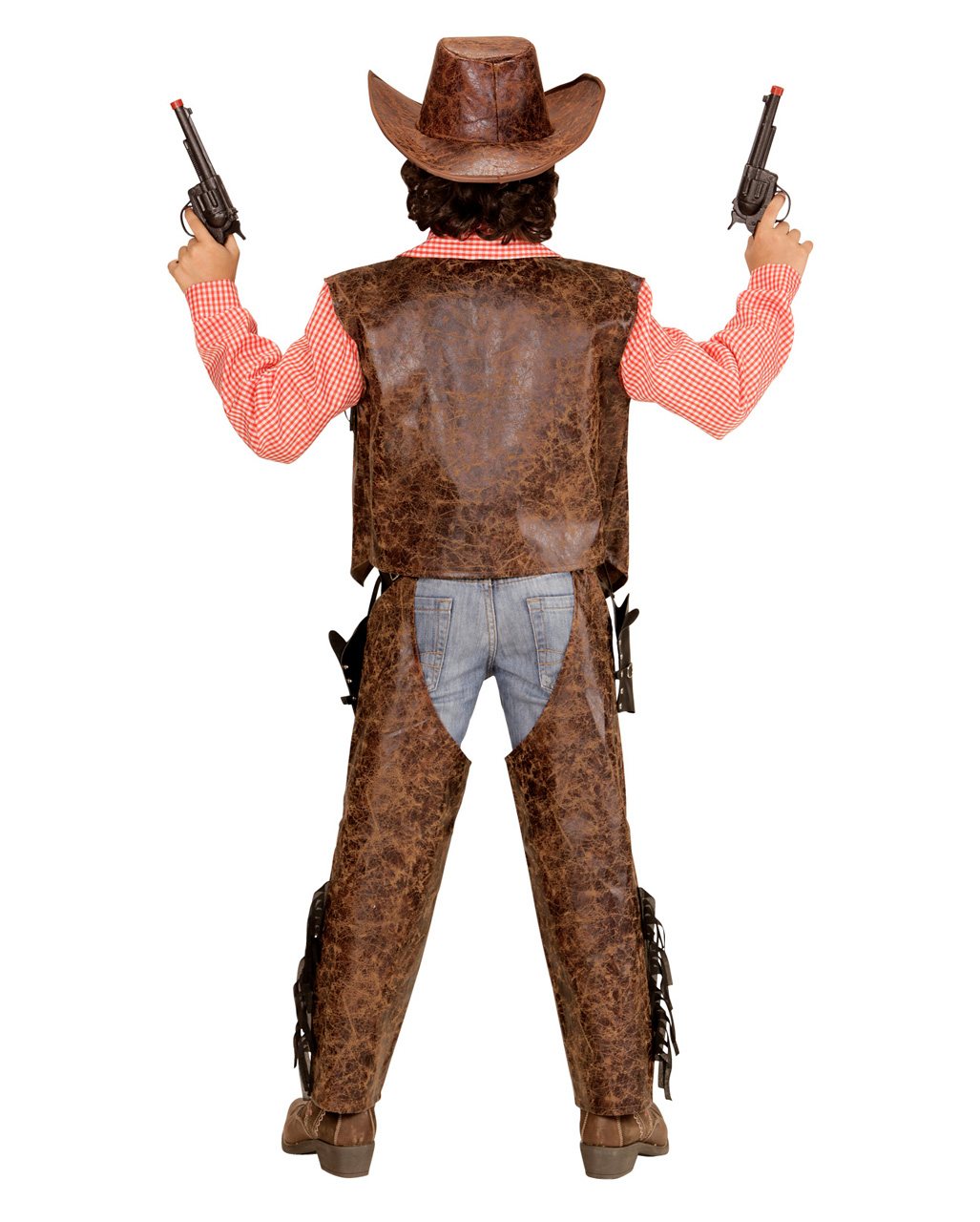 3-tlg Cowboy Kinderkostüm für Western-Party L 158 von Horror-Shop.com