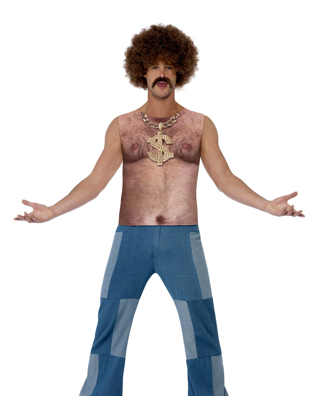 70er haarige Brust Achselshirt