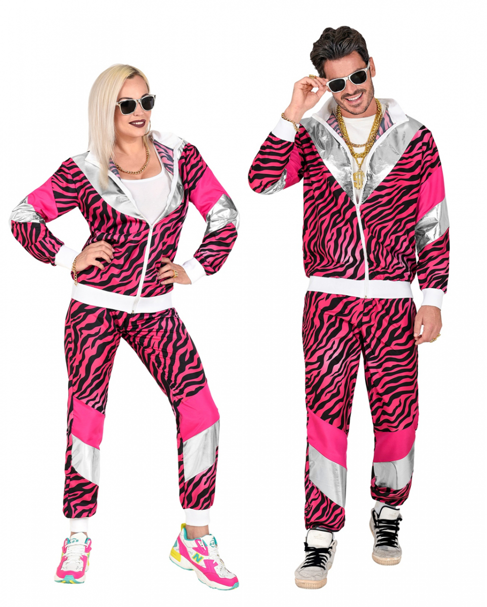 80er Jahre Pink Tiger Jogginganzug XL-54