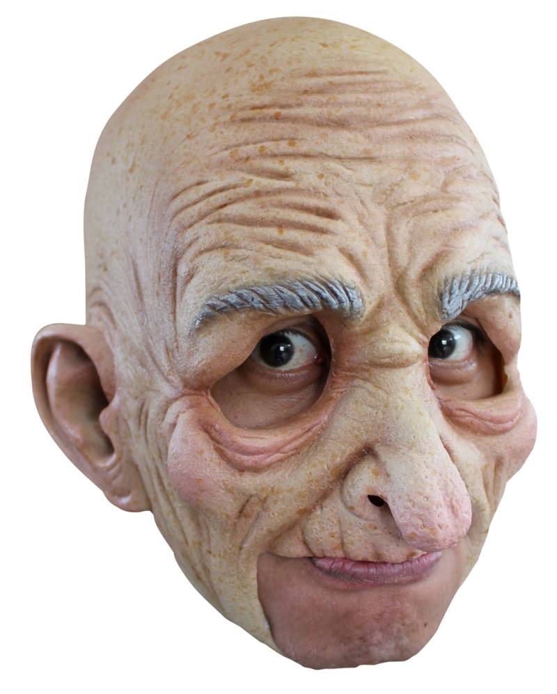 Alte Mann Maske Opa Maske  Großvater Maske von Horror-Shop.com