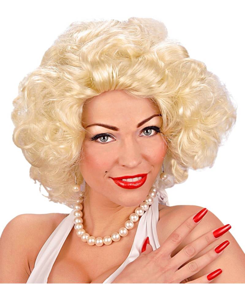 Platinblonde Moviestar & Super Model Perücke