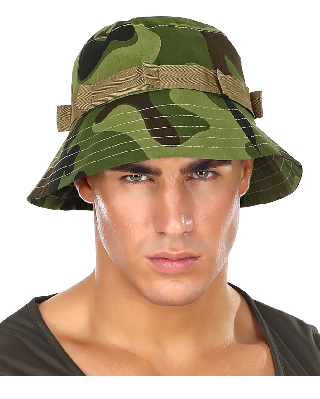 Army Bucket Hat  Camouflage Fischerhut von Horror-Shop.com