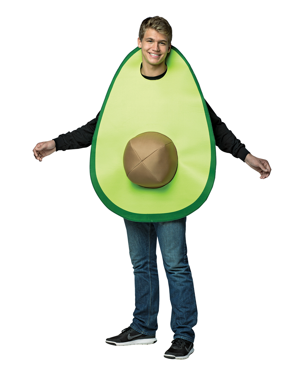 Avocado Kostüm für Erwachsene für Fasching von Horror-Shop.com