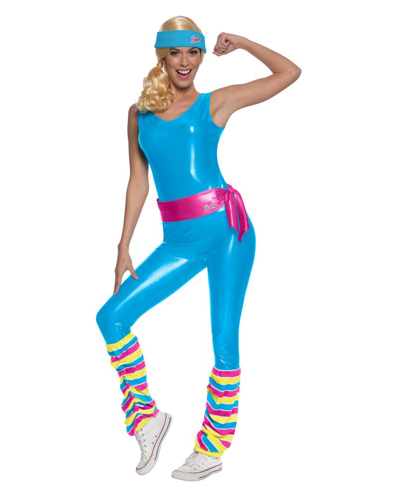 Barbie Aerobic Kostüm ordern M von Horror-Shop.com
