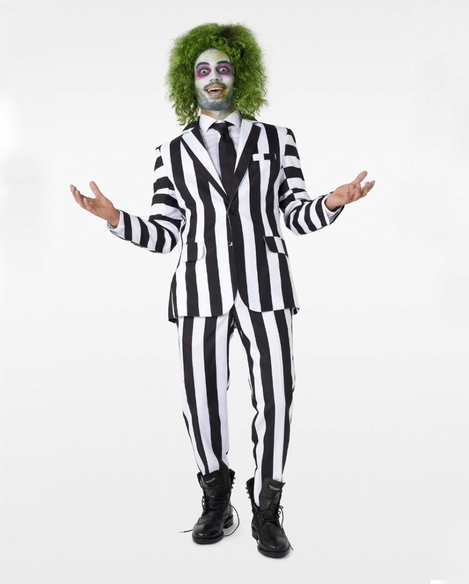 Beetlejuice Anzug - Suitmeister  JETZT Bestellen L von Horror-Shop.com