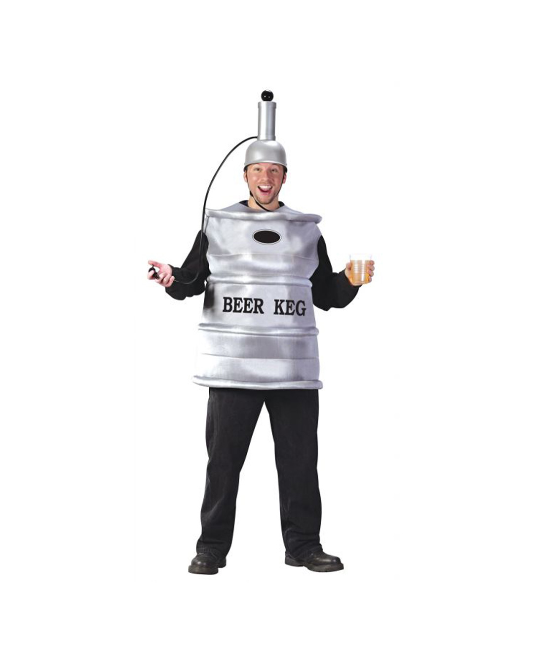 Bierfass Beer Keg Kostüm mit Zapfhahn ★ von Horror-Shop.com