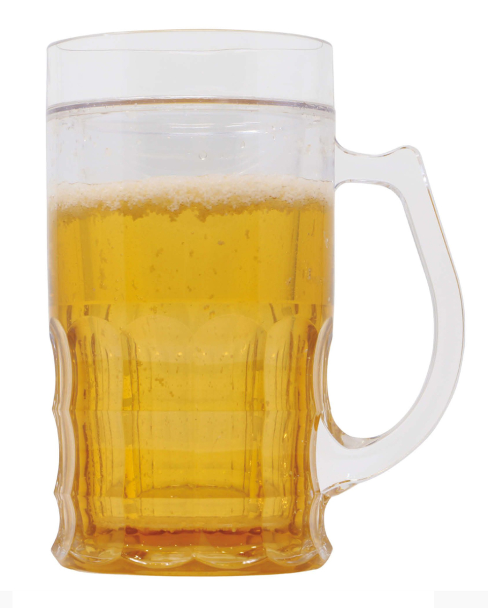 Bierkrug mit Bier als Requisite 15cm  JETZT kaufen! von Horror-Shop.com