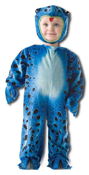 Blauer Frosch Kinderkostüm