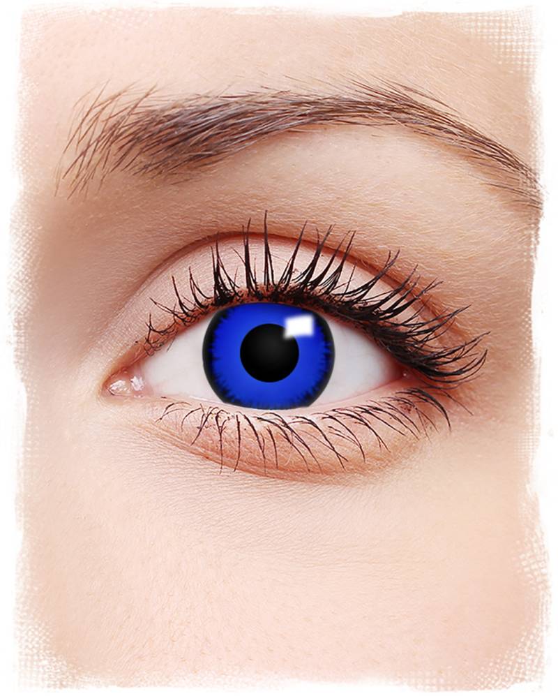 Blue Lunatic Kontaktlinsen  Farbige Kontaktlinsen von Horror-Shop.com