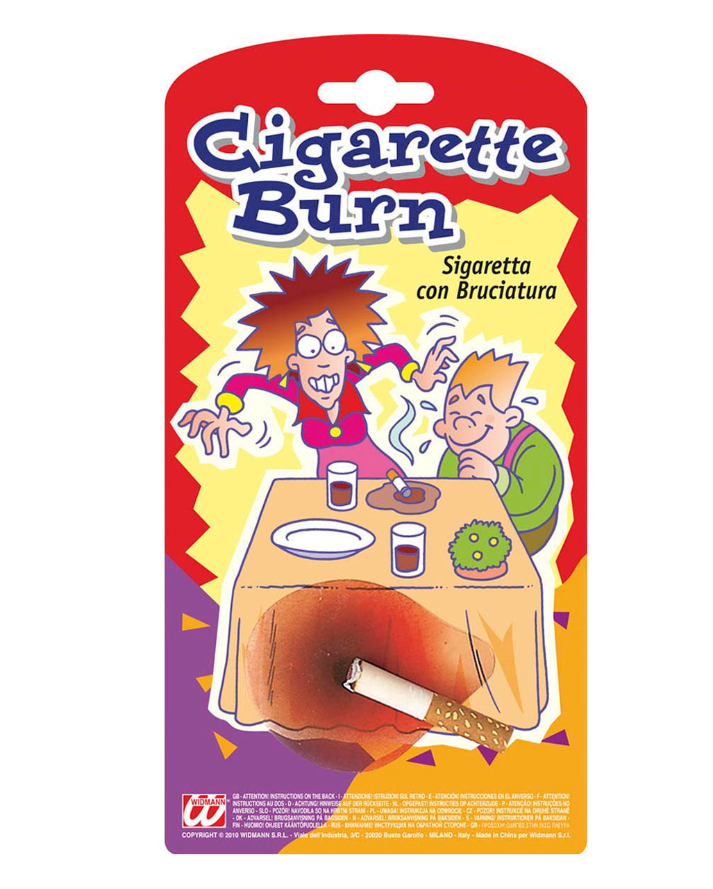 Brennende Zigarette Scherzartikel als Partygag von Horror-Shop.com