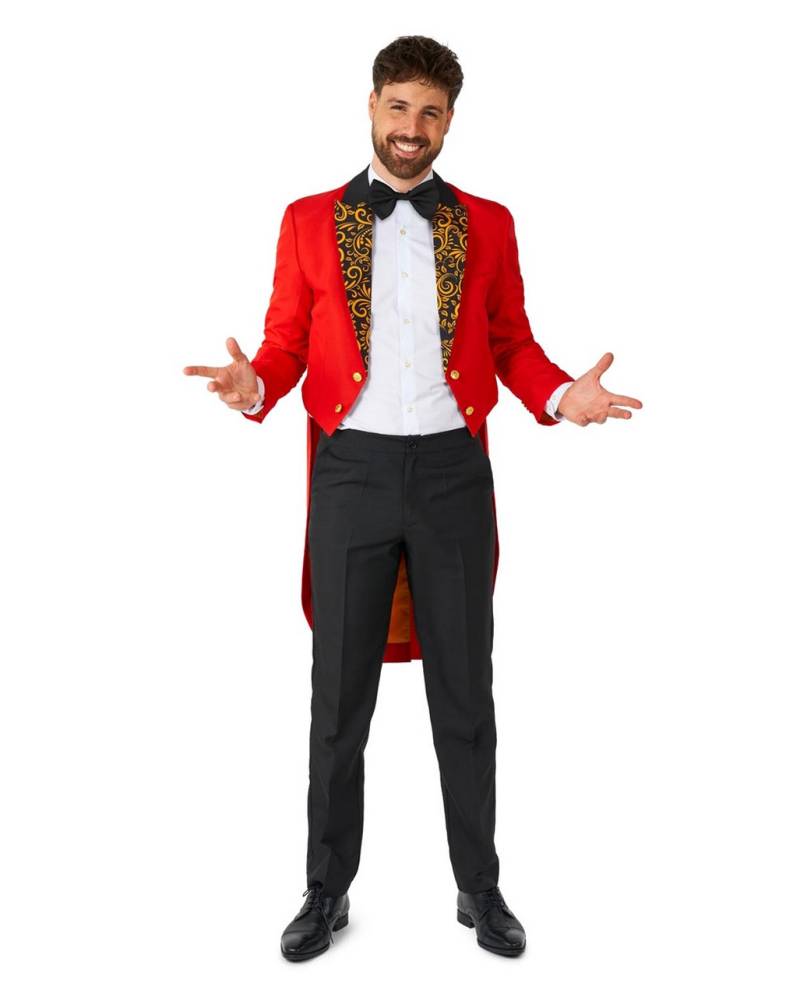 Circus Anzug Rot - Suitmeister für Karneval & Zirkus L von Horror-Shop.com