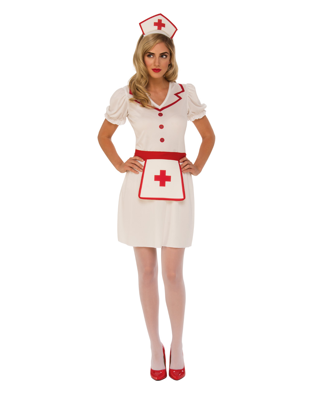 Classic Krankenschwester Kostüm bestellen M von Horror-Shop.com