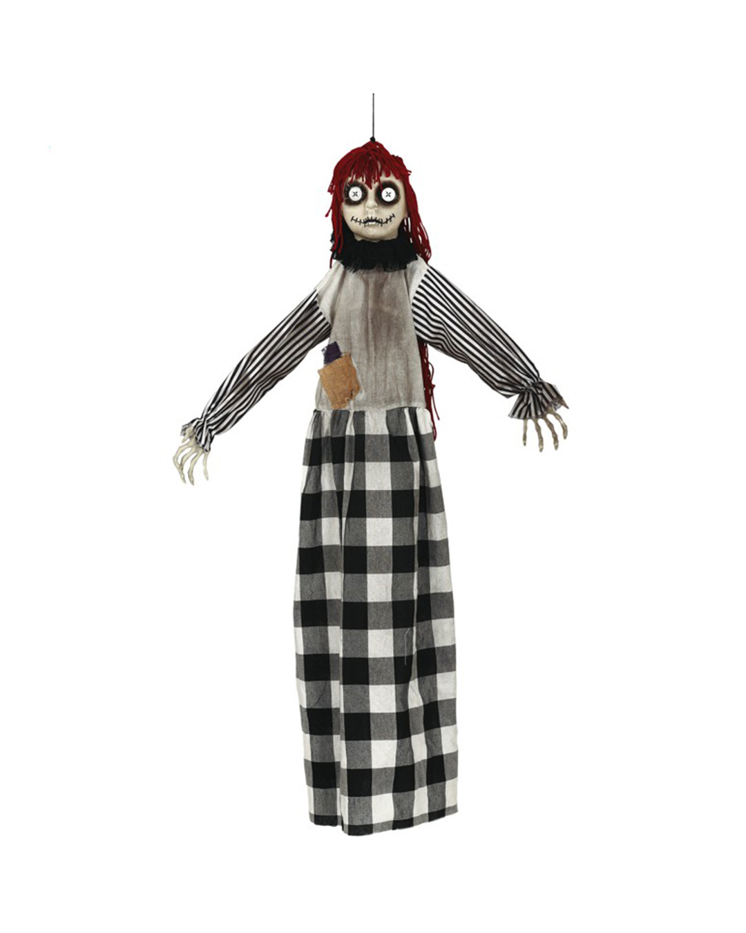 Creepy Voodoo Puppe Hängefigur für Halloween von Horror-Shop.com