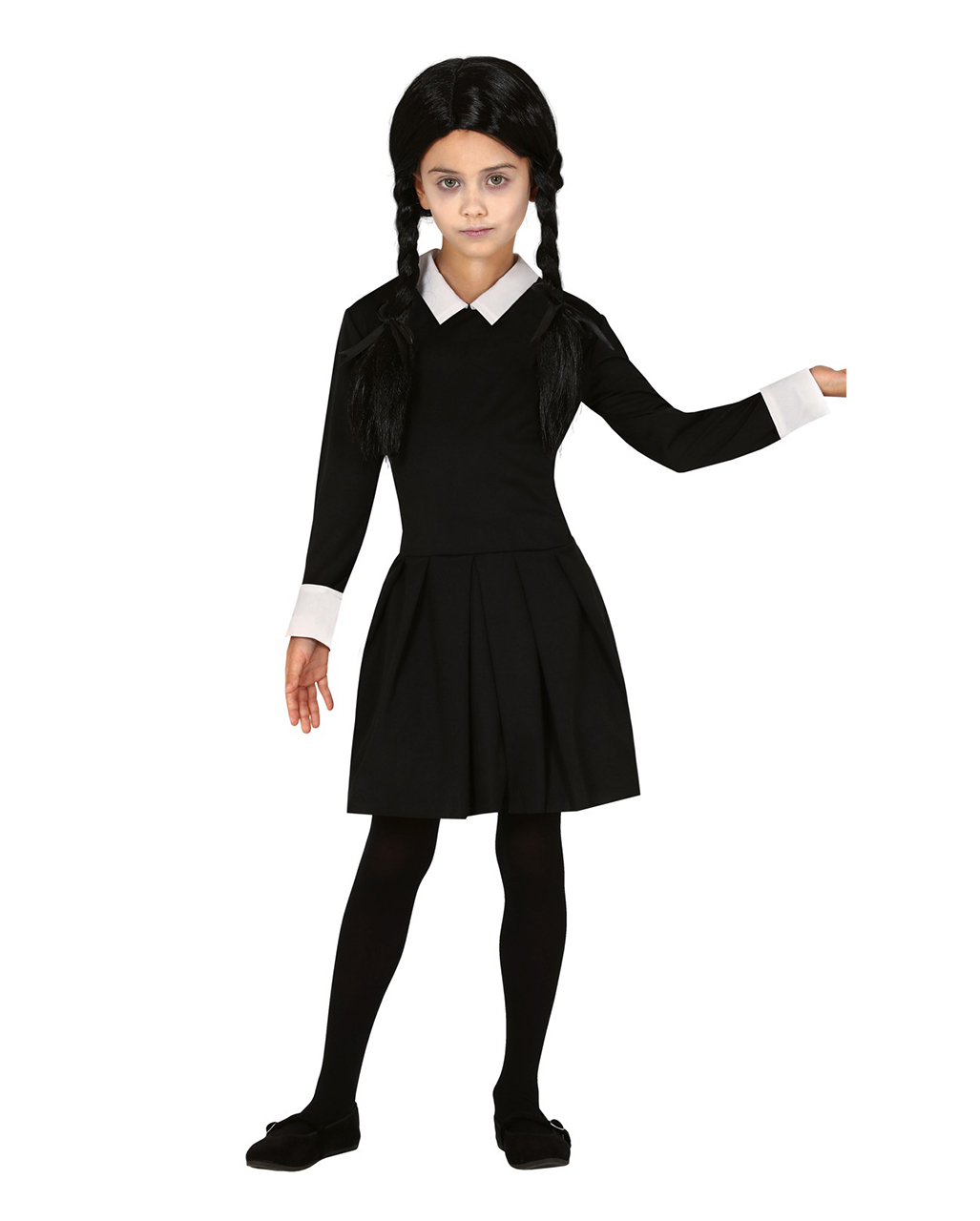 Dark Girl Kinder Kostüm Kleid Schwarz JETZT kaufen M von Horror-Shop.com