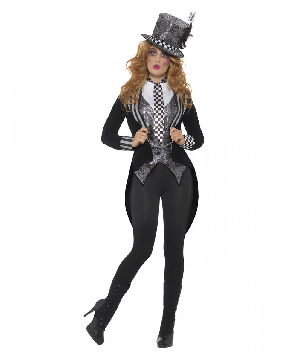 Dark Miss Hatter Kostüm Deluxe XS