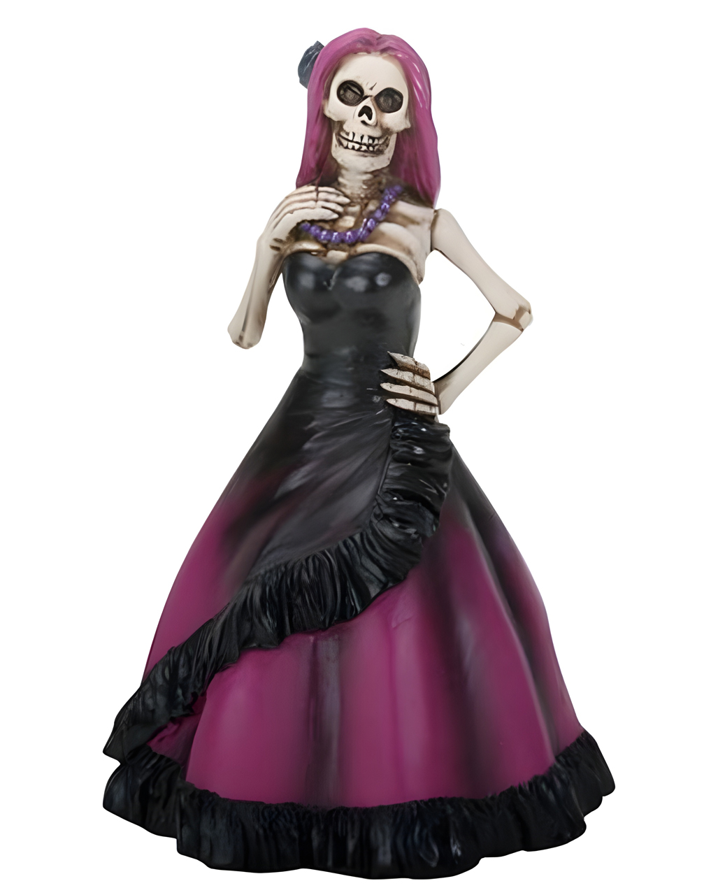 Dia De Los Muertos - Purple Lady Figur 15cm ★ von Horror-Shop.com
