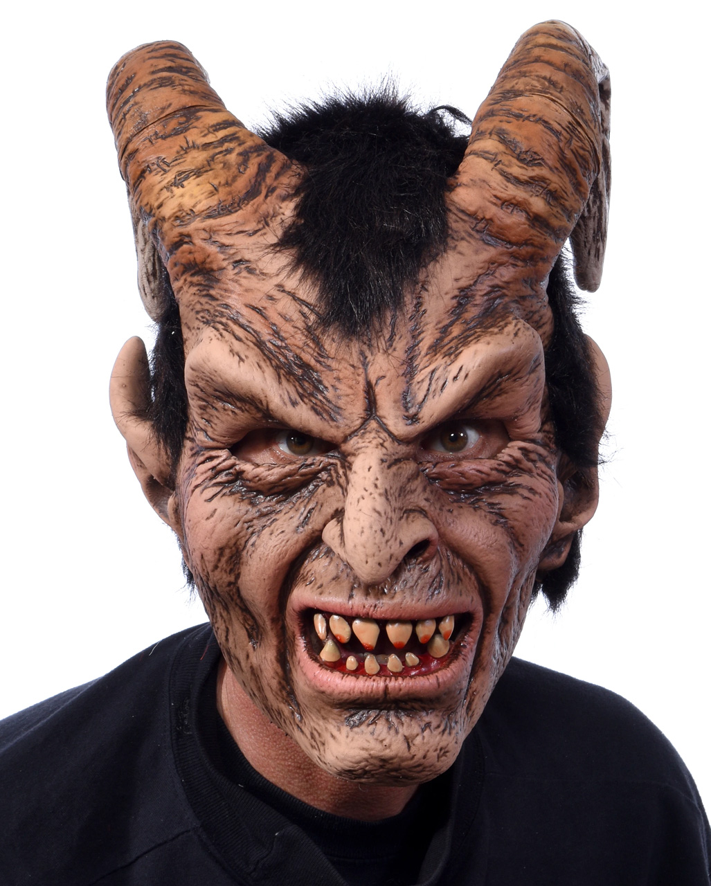 Elegant Devil Maske Teufelsmaske mit Hörner von Horror-Shop.com