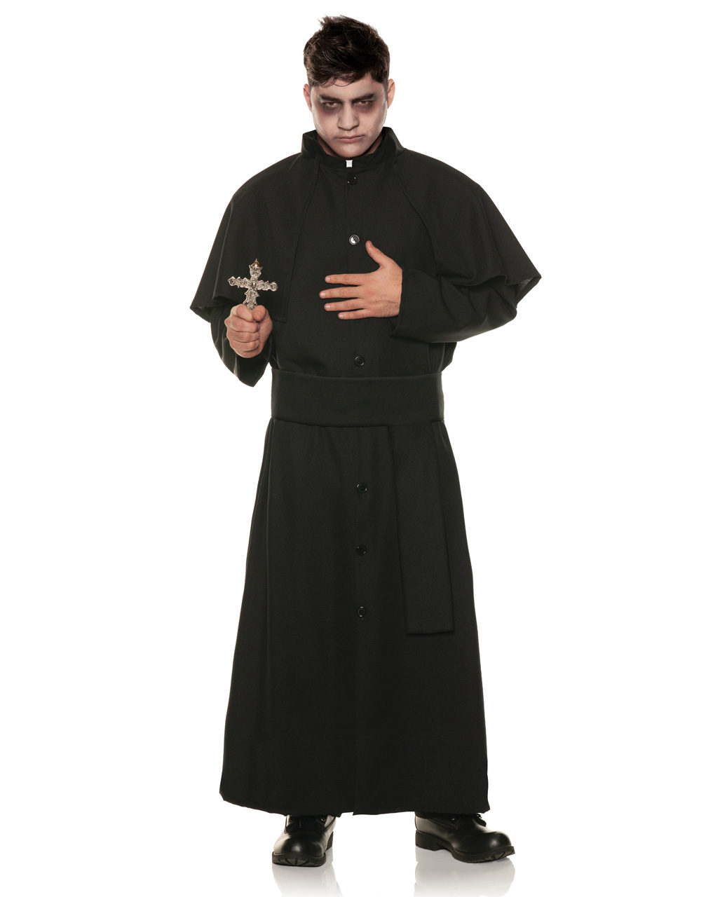 Exorzismus Priester Kostüm  Halloween Kostüm XXL von Horror-Shop.com