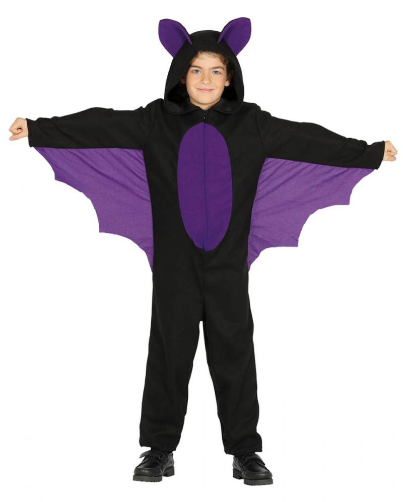 Fledermaus Kinderkostüm mit Flügel M / 5-6 J