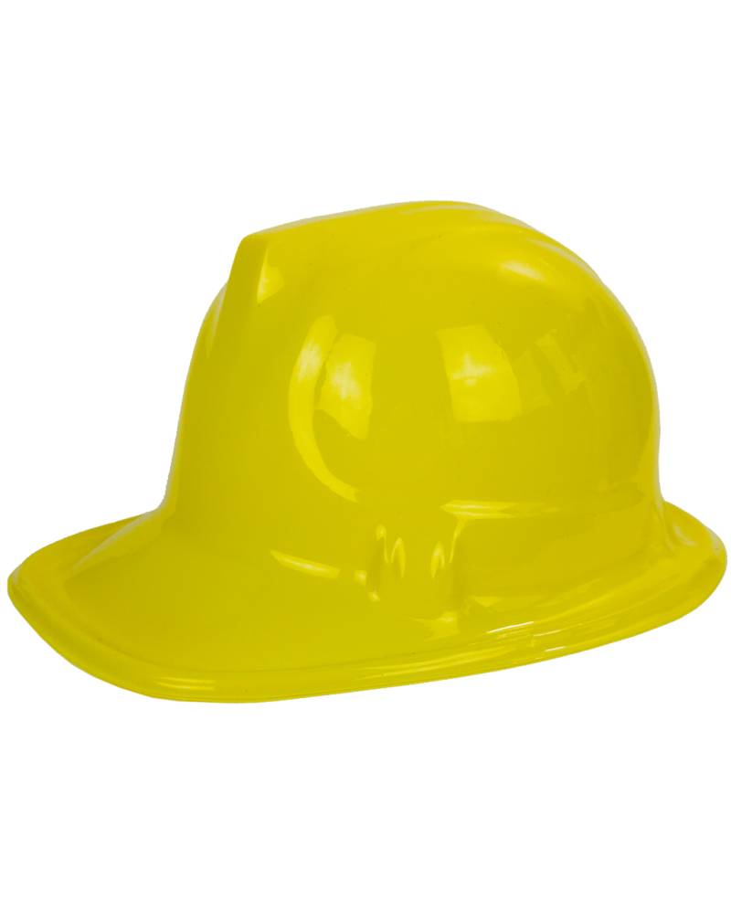 Gelber Bauarbeiter Helm als Kostümzubehör von Horror-Shop.com