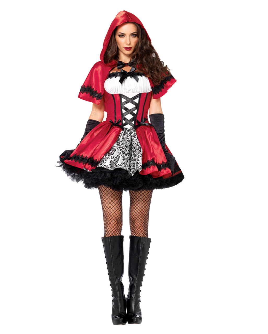 Gothic Rotkäppchen Kostüm für Halloween M von Horror-Shop.com