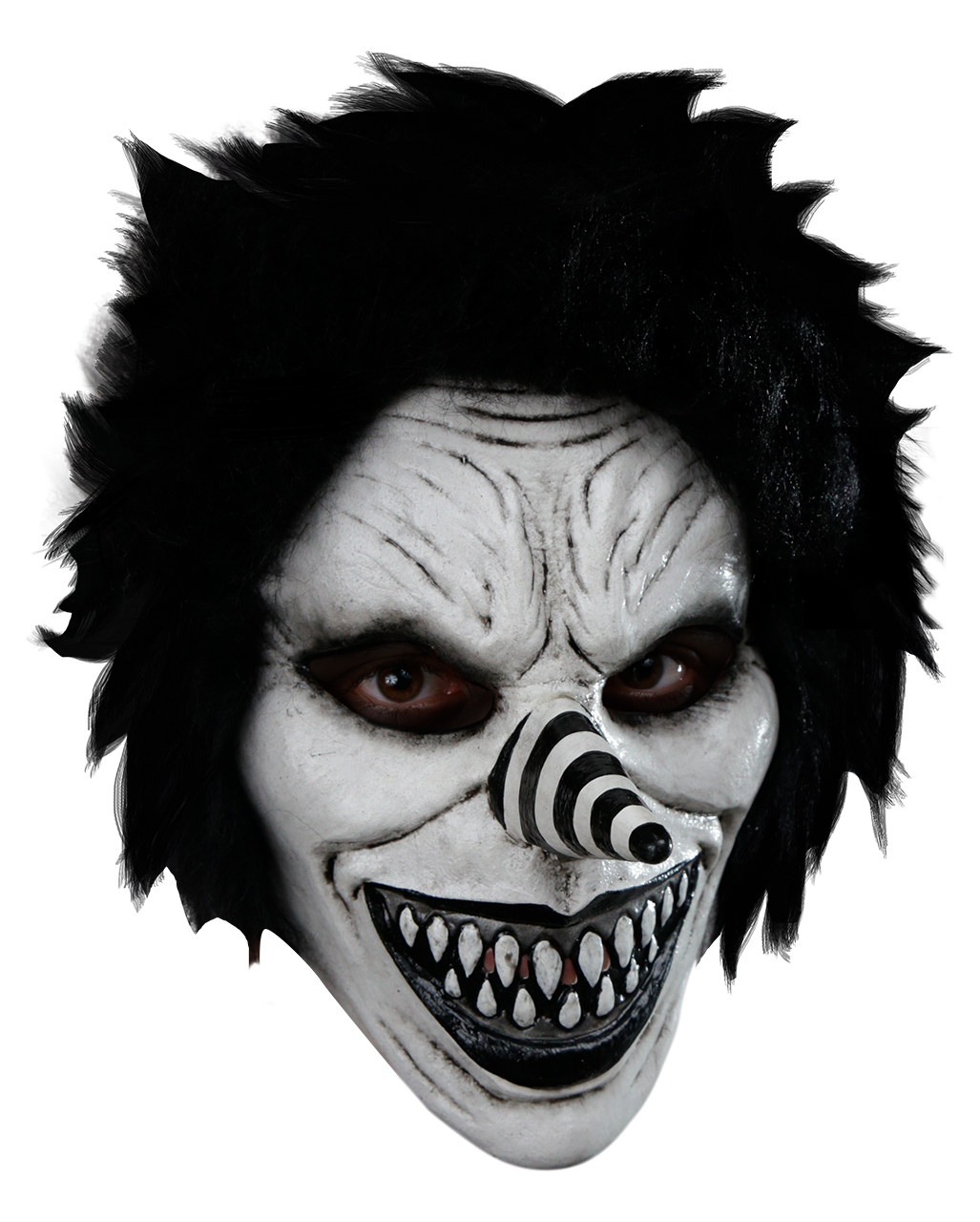 Grinsender Jack Horrorclown Kindermaske für Halloween von Horror-Shop.com