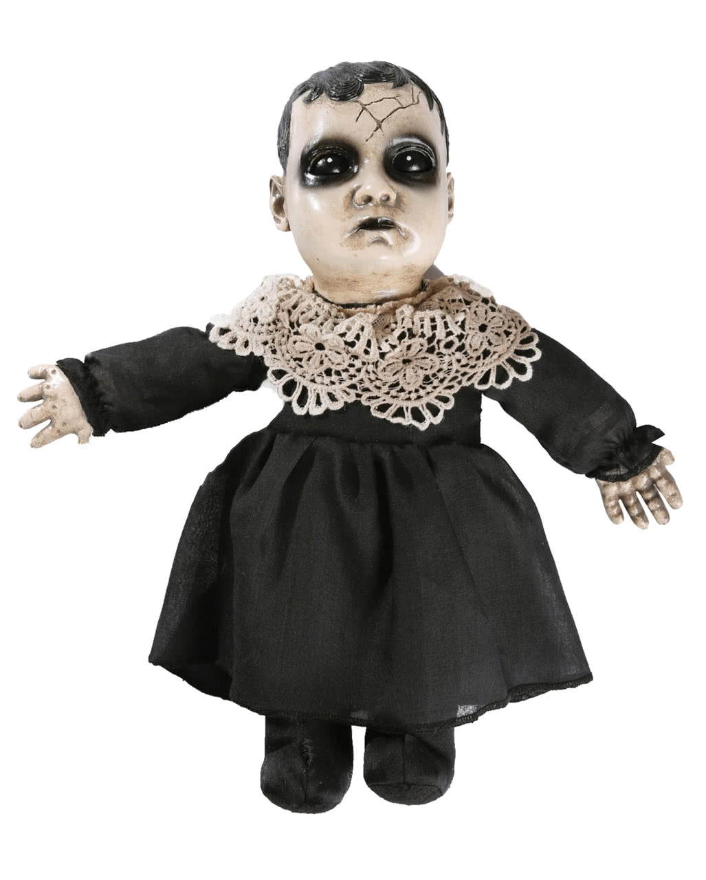 Halloween Gothic Puppe Emma mit Sound kaufen von Horror-Shop.com