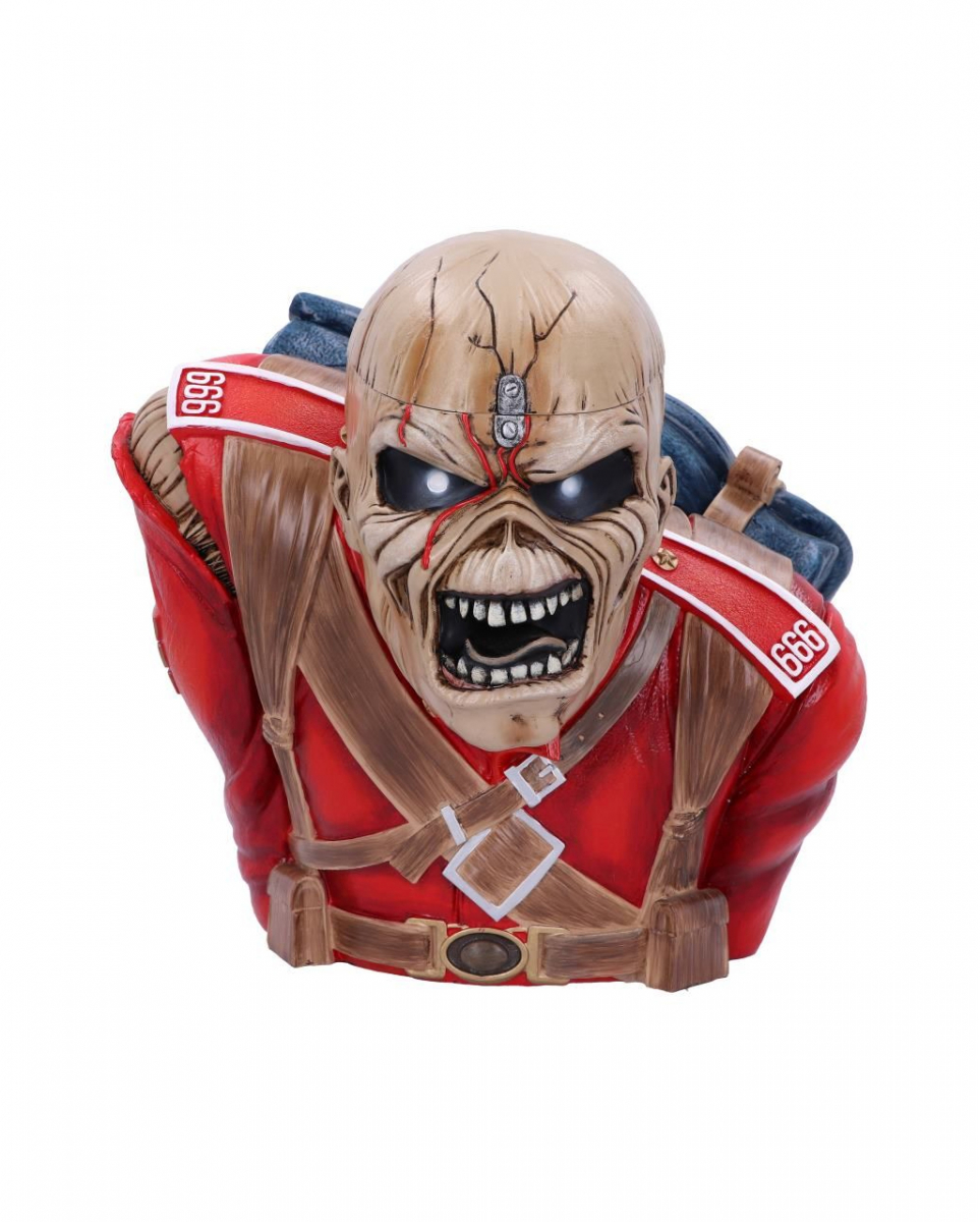 Iron Maiden The Trooper Aufbewahrungsbüste 26,5cm ★ von Horror-Shop.com