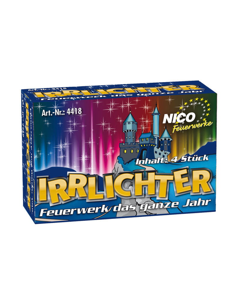 Irrlichter Feuerwerk  Geheimnisvolle Leuchtfontänen von Horror-Shop.com