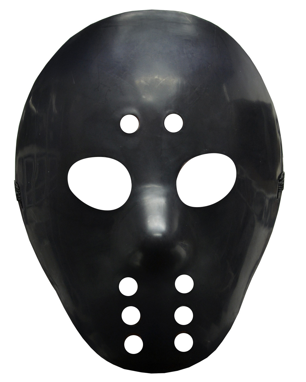 Jason Eishockey Maske Schwarz für Halloween von Horror-Shop.com