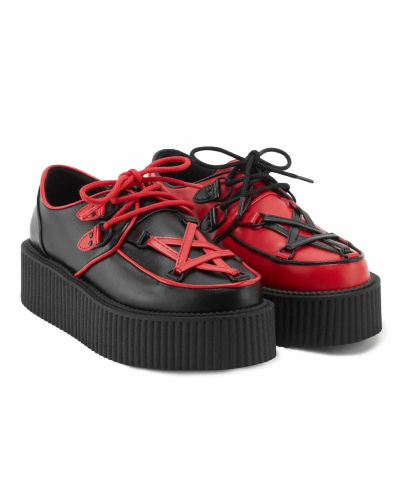 KILLSTAR Hexellent Creepers Schuhe  HIER online kaufen! 41 von Horror-Shop.com