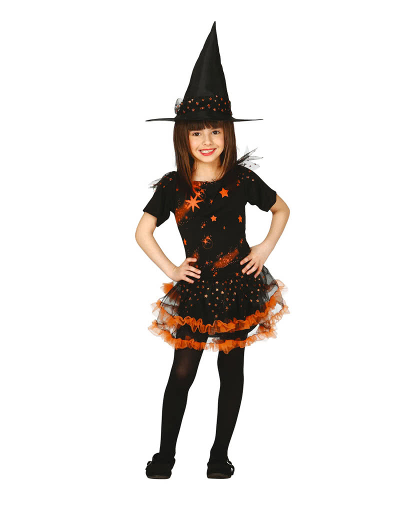 Kleine Hexe Estrella Kinderkostüm für Halloween & Fasching XL von Horror-Shop.com