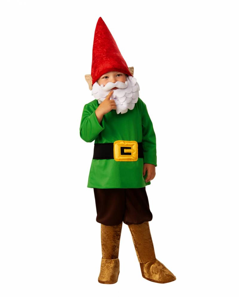 Kleiner Gartenzwerg Prinz Kinderkostüm XS