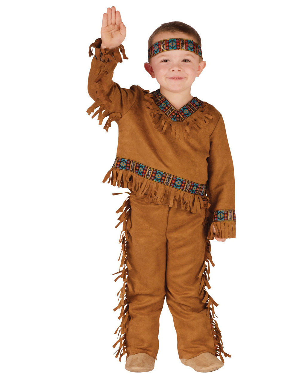 Kleiner Indianer Kostüm   Kinder Faschingskostüm L von Horror-Shop.com