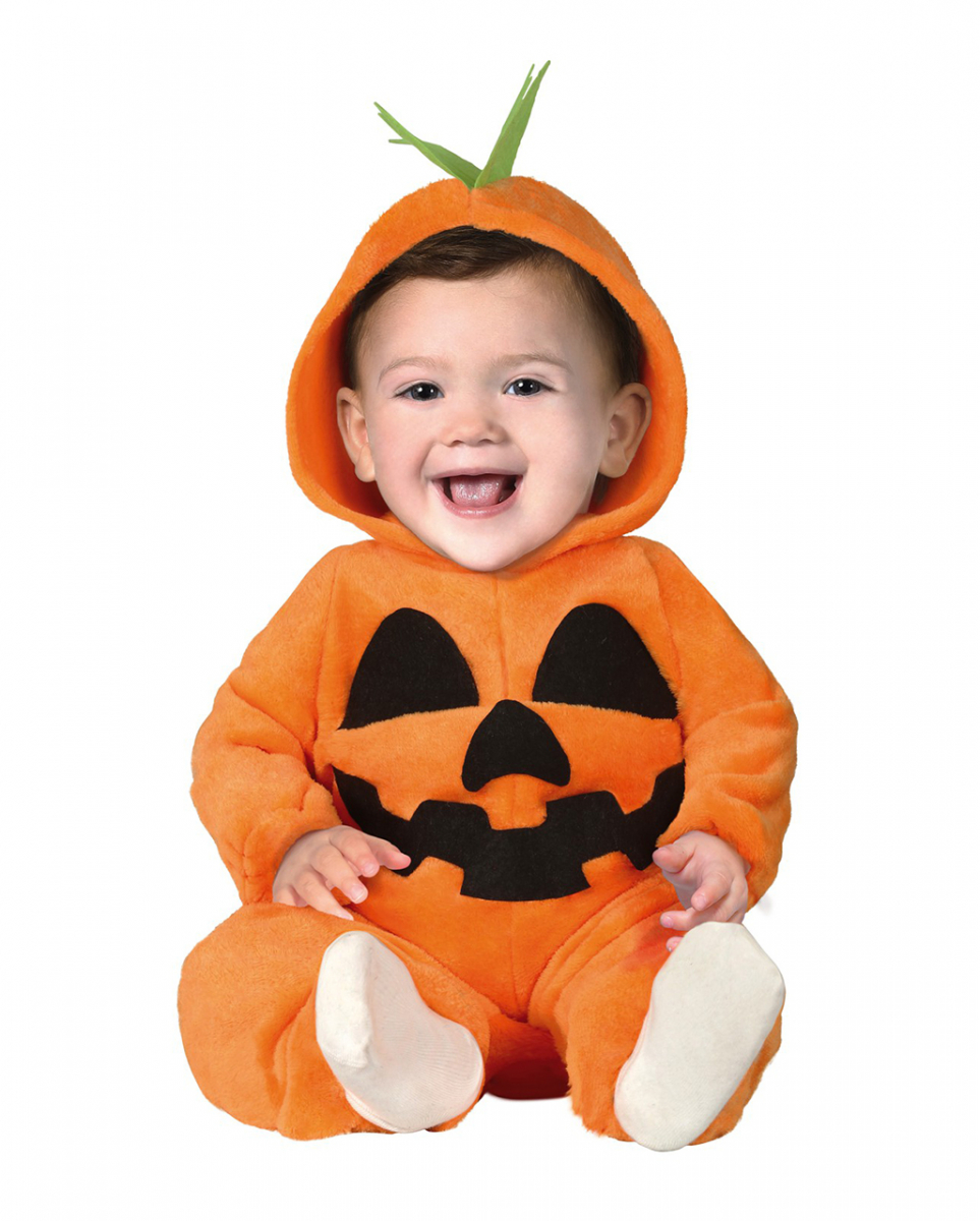 Kürbis Plüsch Kostüm Jumpsuit für Kleinkinder kaufen 18-24 Monate von Horror-Shop.com