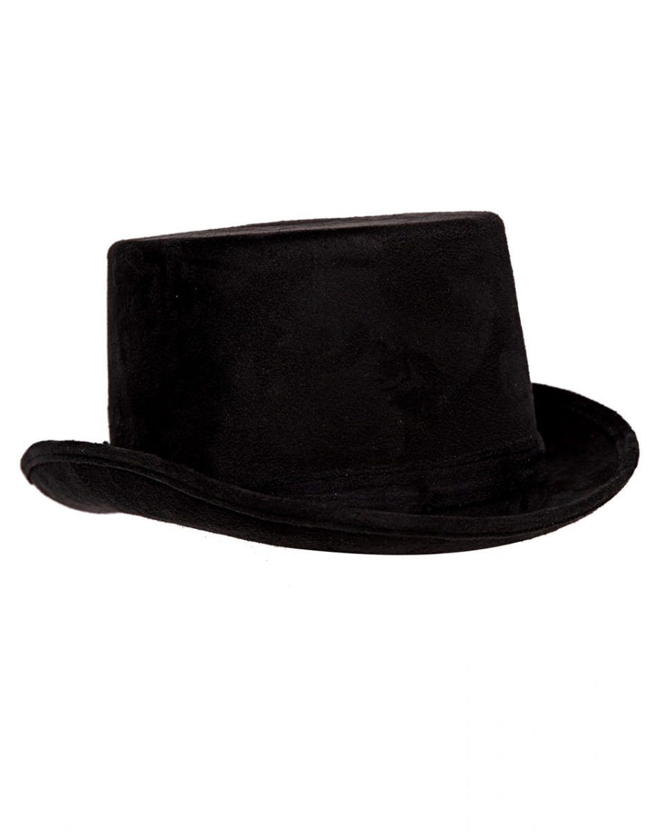 Kunstleder Zylinder Schwarz