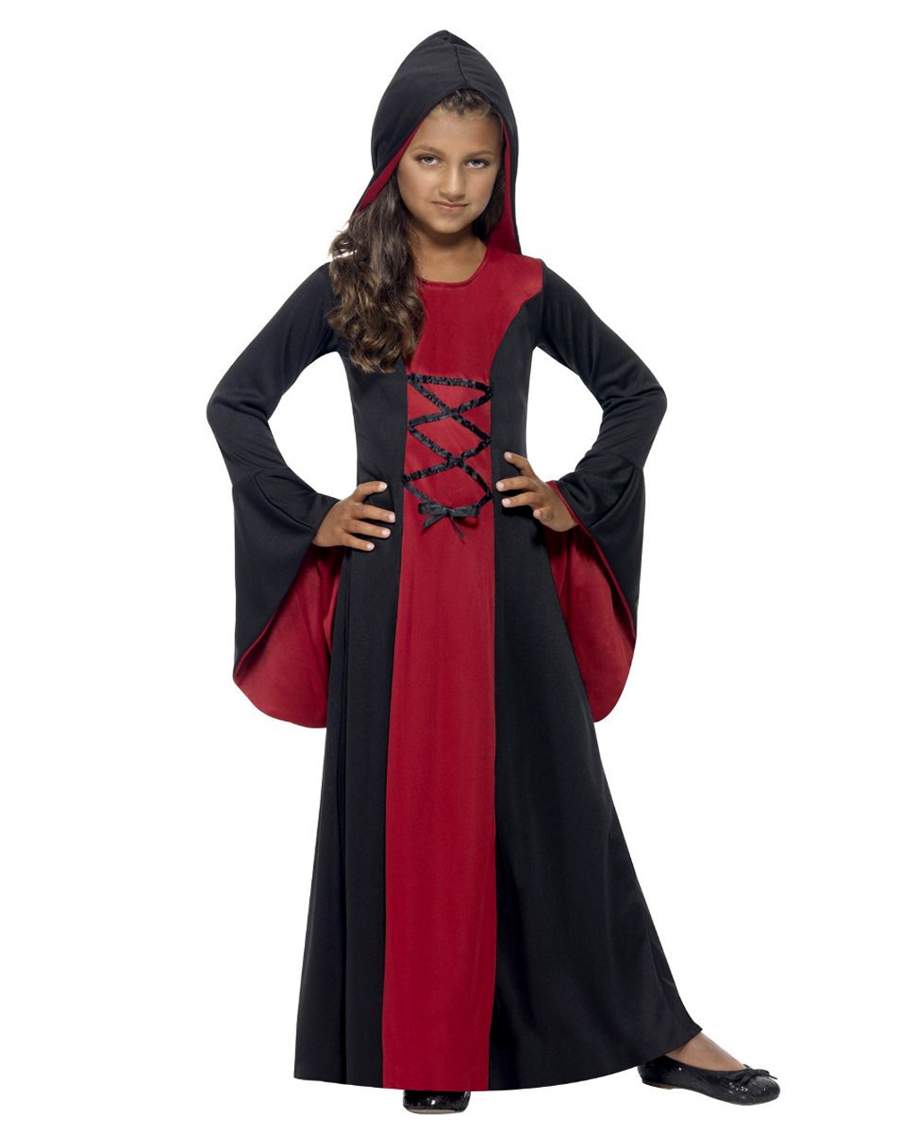 Medieval Vamp Kinderkostüm für Halloween & Fasching M von Horror-Shop.com