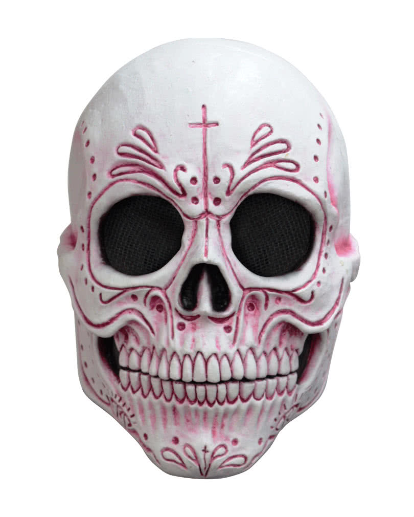 Mexican Sugar Skull Maske  Catrina Maske von Horror-Shop.com
