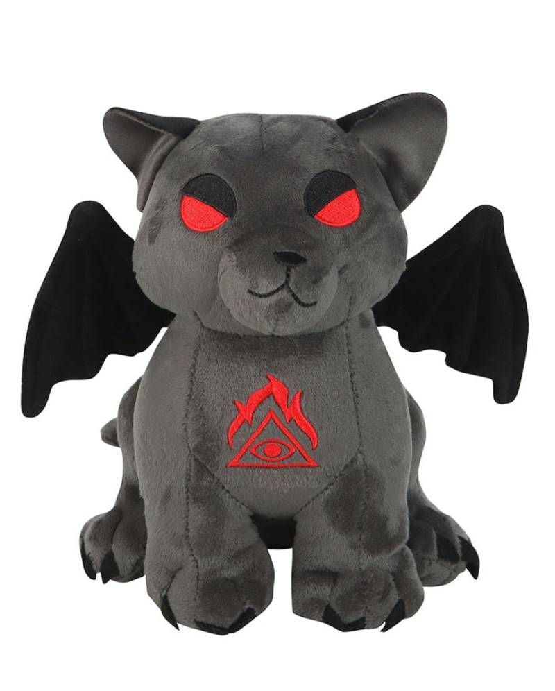 Niedliche Gothic Vampirkatze aus Plüsch 20cm ➤ von Horror-Shop.com