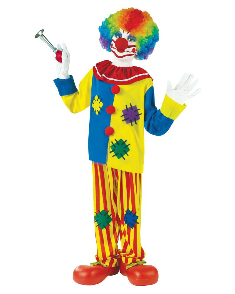 Pfiffikus der Clown Kinderkostüm  Clownkostüm für Kinder L von Horror-Shop.com