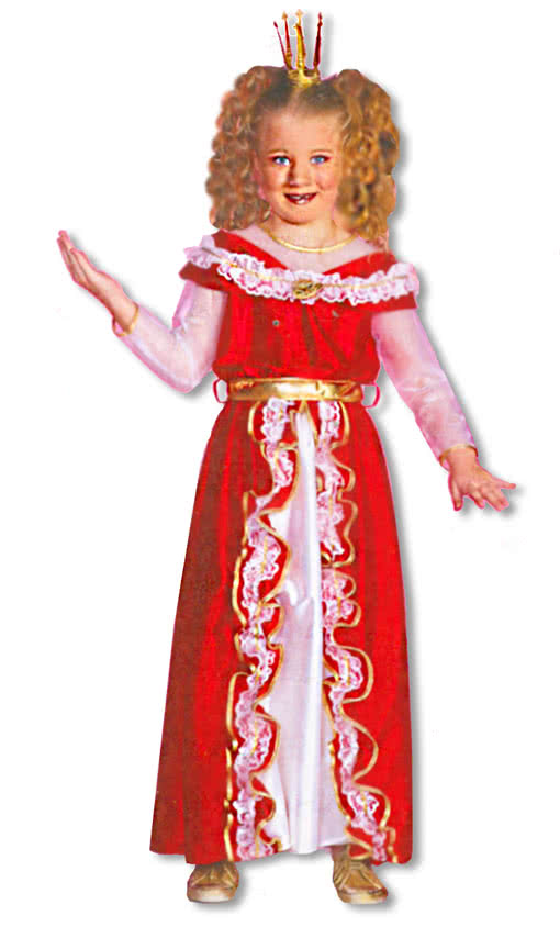 Prinzessin Rosenrot Kostüm  Karnevalskostüm für Mädchen S von Horror-Shop.com