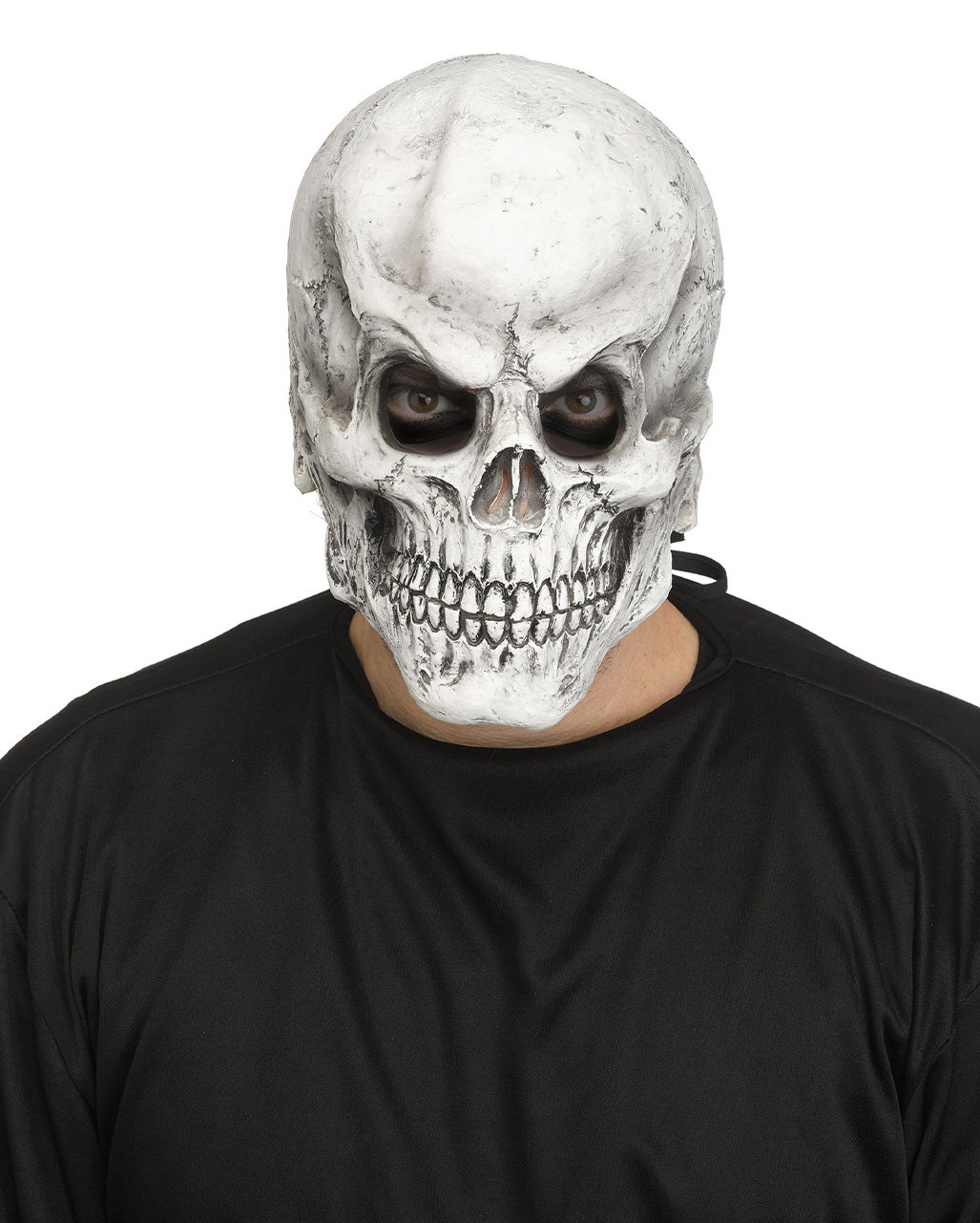 Realistische Totenschädel Vollkopf Latex Maske ᐅ von Horror-Shop.com