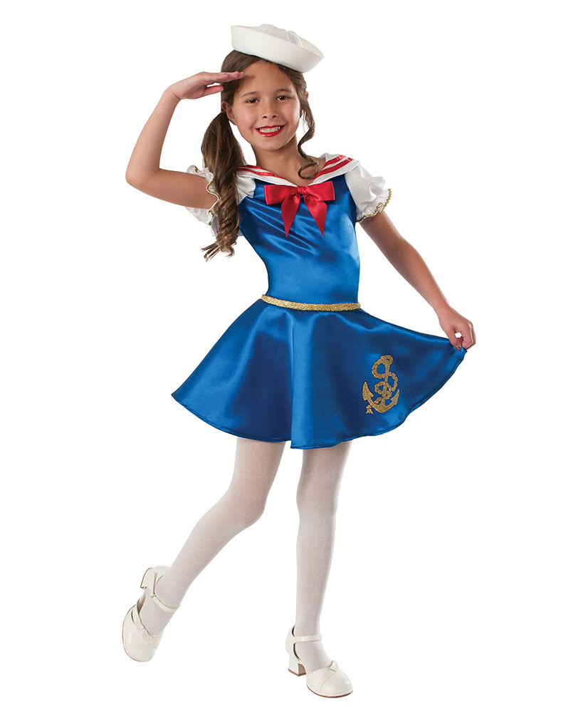 Sailor Girl Kinderkostüm   Karnevalkleid für Matrosinnen S von Horror-Shop.com