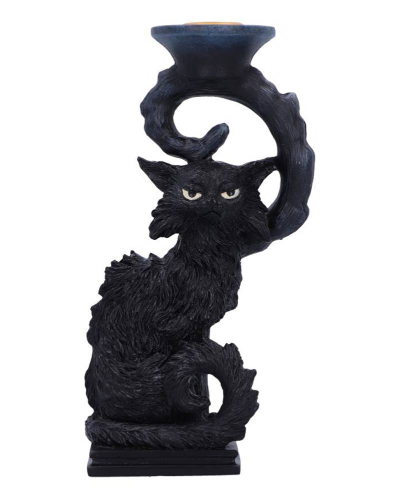 Salem Kerzenhalter mit Hexenkatze 20cm bestellen ★ von Horror-Shop.com