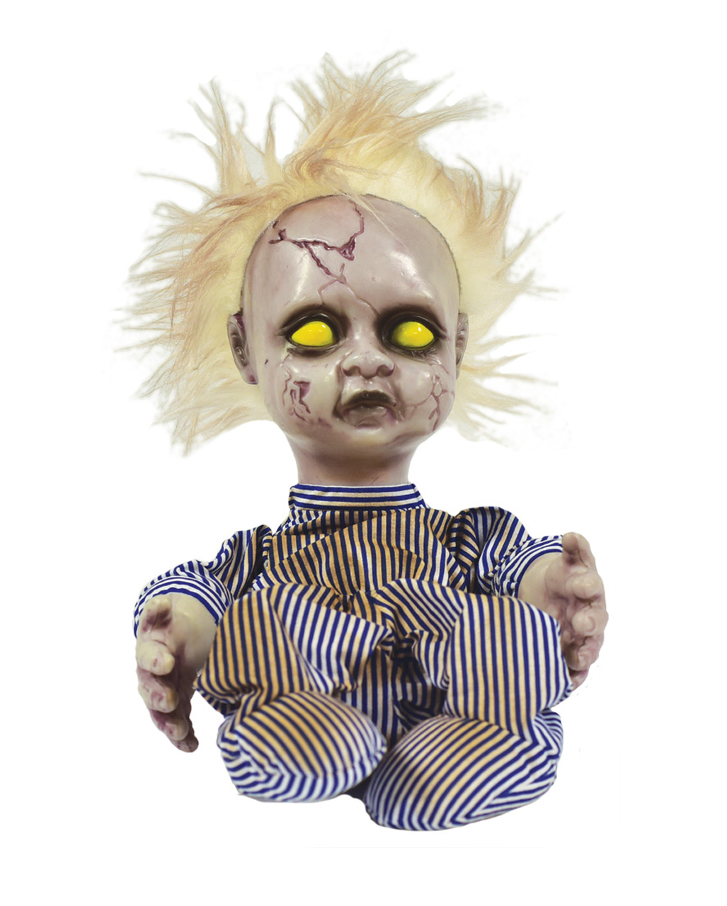 Schreiende Baby Puppe Animatronic mit Bewegung ➤ von Horror-Shop.com