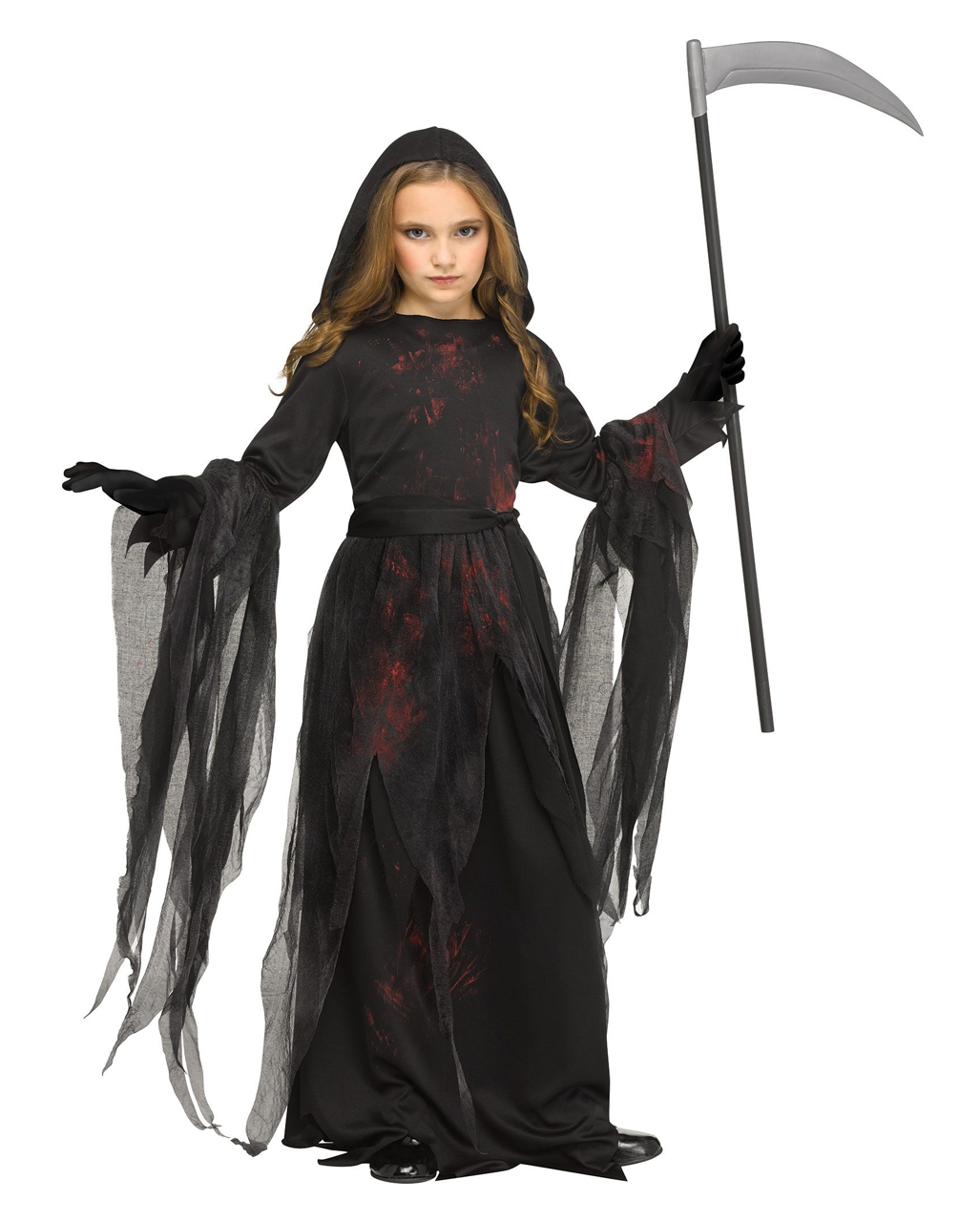Seelenloser Reaper Kinder Kostüm  Blutiges Halloween Kostüm M von Horror-Shop.com