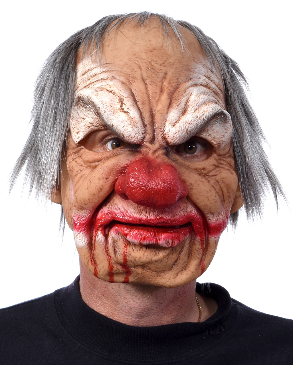 Smiley Horrorclown Maske für Halloween von Horror-Shop.com